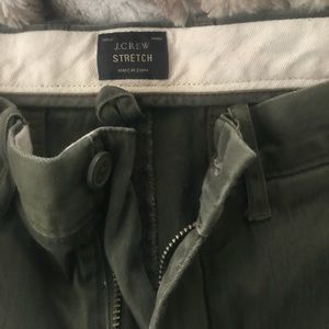 MENS JCREW OLIVE JEANS